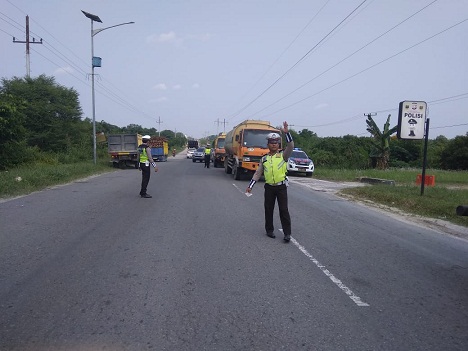 Satlantas Polres Rohil Lakukan Pemeriksaan, Guna Tertib Berkendara